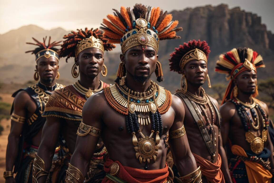 AI African warriors
