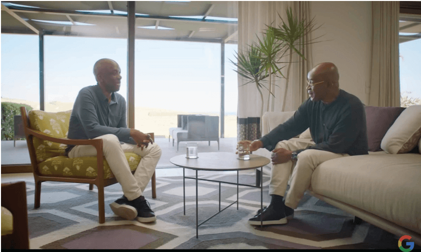 James Manyika and Strive Masiyiwa