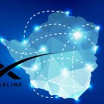 map of zimbabwe with starlink logo