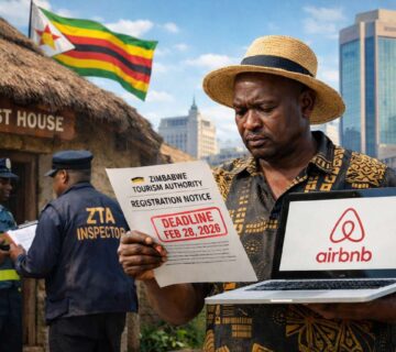 Zimbabwe Tourism Authority registration notice requiring Airbnb hosts to comply with new digital hospitality regulations